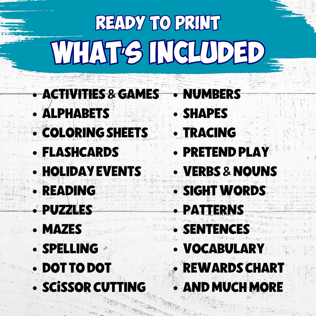 5,000+ Pre-k and Kindergarten Worksheets Ultimate - Sale Ends Tonight!